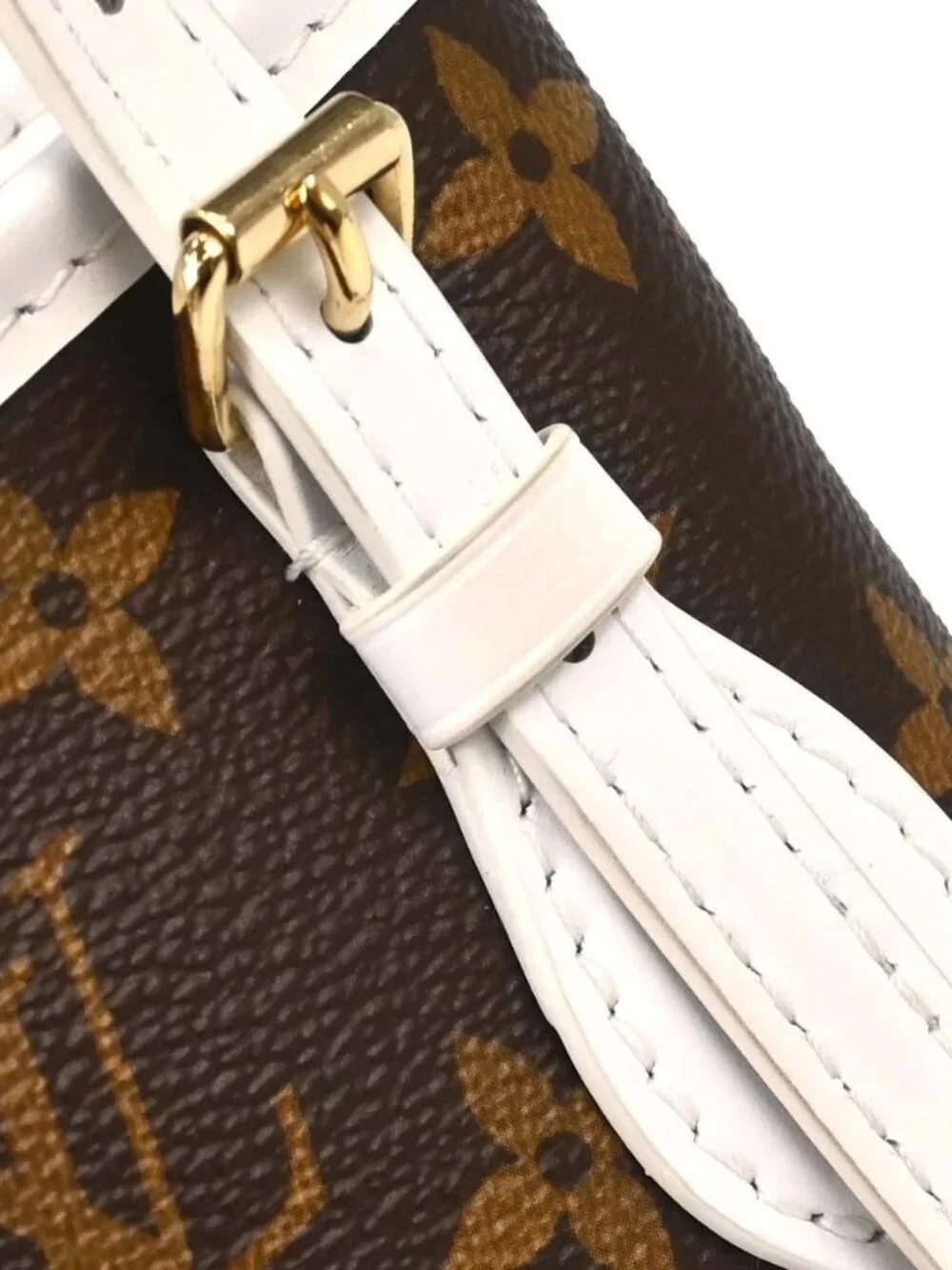 Best07/ Louis Vuitton Monogram Nano Bucket 2Way Handbag M81489 RQ04460